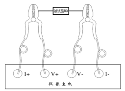 40A直流电阻测试仪测试线接线图