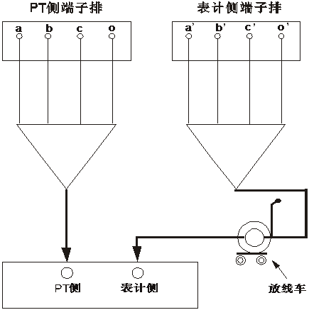 二次压降测试仪压降测试接线图